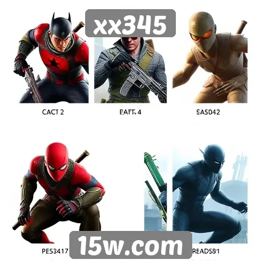 Comparação de jogos populares no xx345